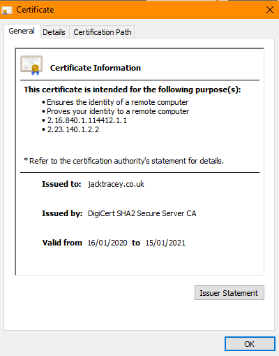 Custom Domain HTTPS Certificate