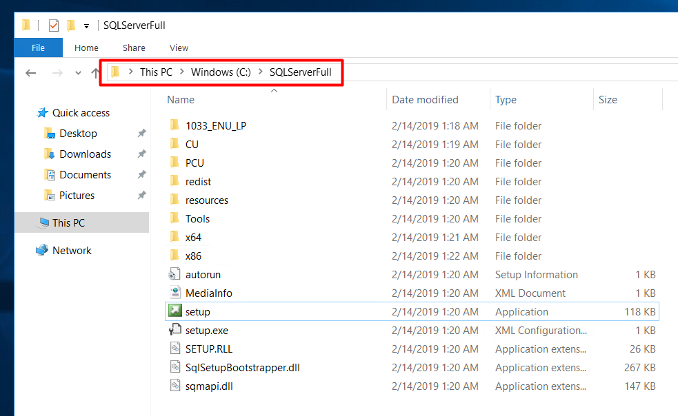 SQL Server Media Path On Azure a VM